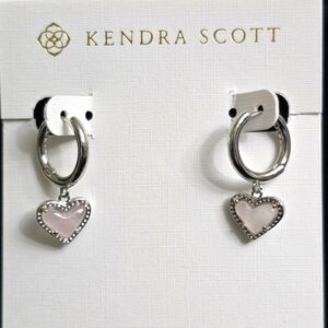 Kendra Scott Ari Heart Huggie Earrings